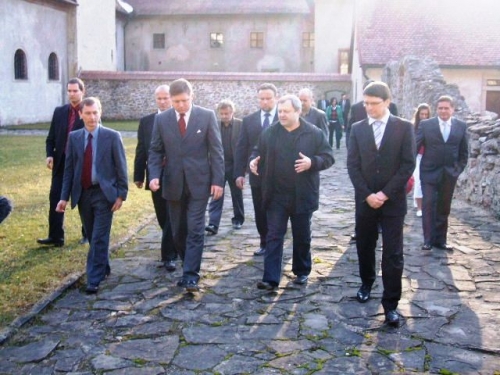 Návšteva predsedu vlády SR - R.Fica v Č.kláštore 24.03.2010