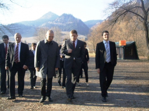 Návšteva predsedu vlády SR - R.Fica v Č.kláštore 24.03.2010