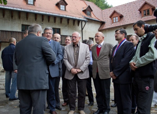 Návšteva J.E. prezidenta SR I.Gašparoviča a J.E. prezidenta PR B.Komorowského v Č.Kláštore 26.8.2013