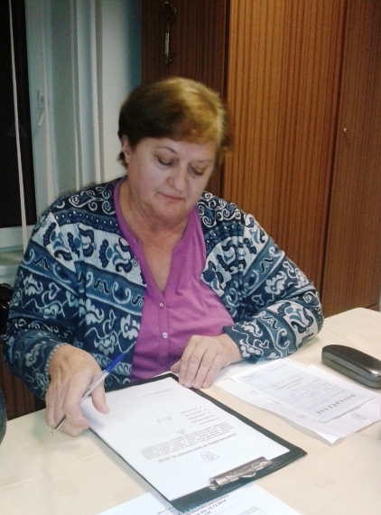 2014 -  Ustanovujúce zasadnutie obecného zastupiteľstva pre volebné obdobie 2014-18, Eva Lainczová