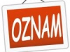 Oznam Chaty Pieniny