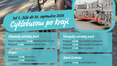 Cyklobusy naprieč Prešovským krajom